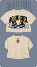 Aggie Girl "GHOE Season" Crop Tee