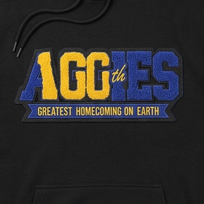 "100th GHOE" Centennial Heavyweight Chenille Patch Hoodie (300GSM)