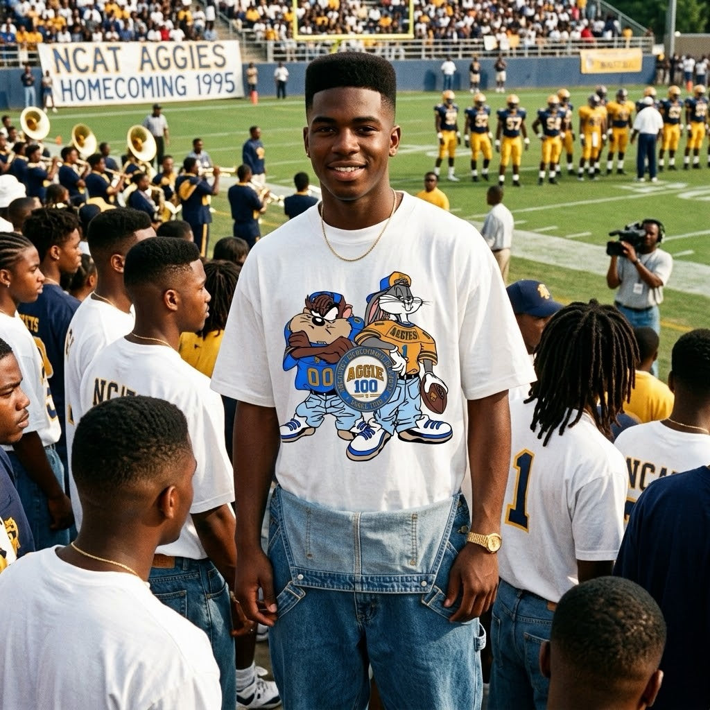 NCAT Centennial GHOE ’90s Nostalgia Graphic Tee