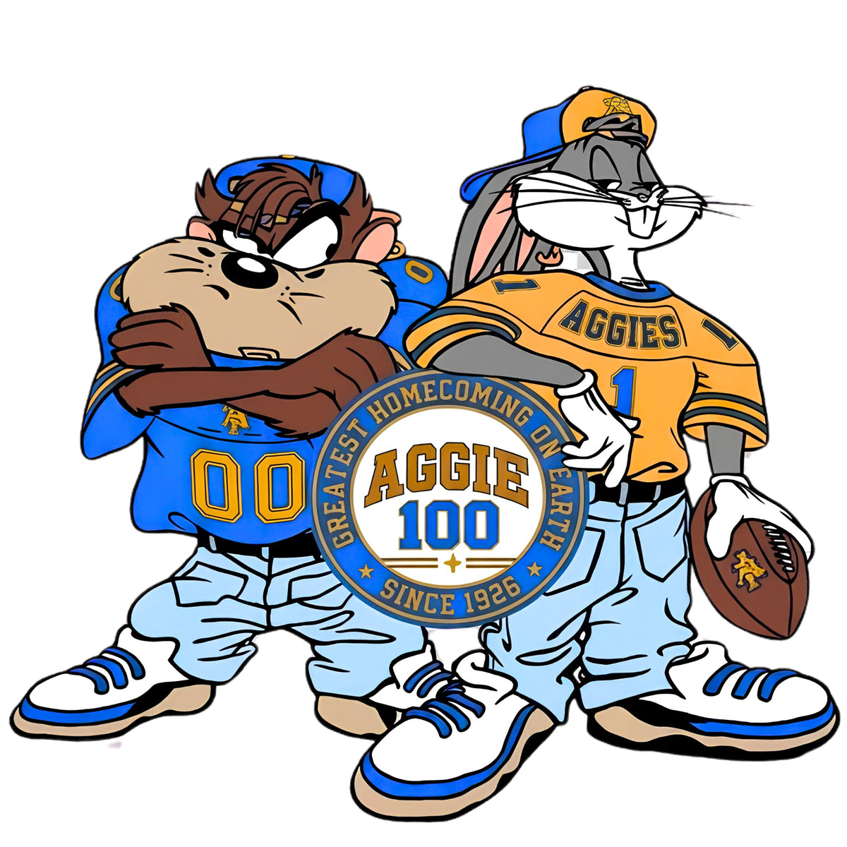 NCAT Centennial GHOE ’90s Nostalgia Graphic Tee